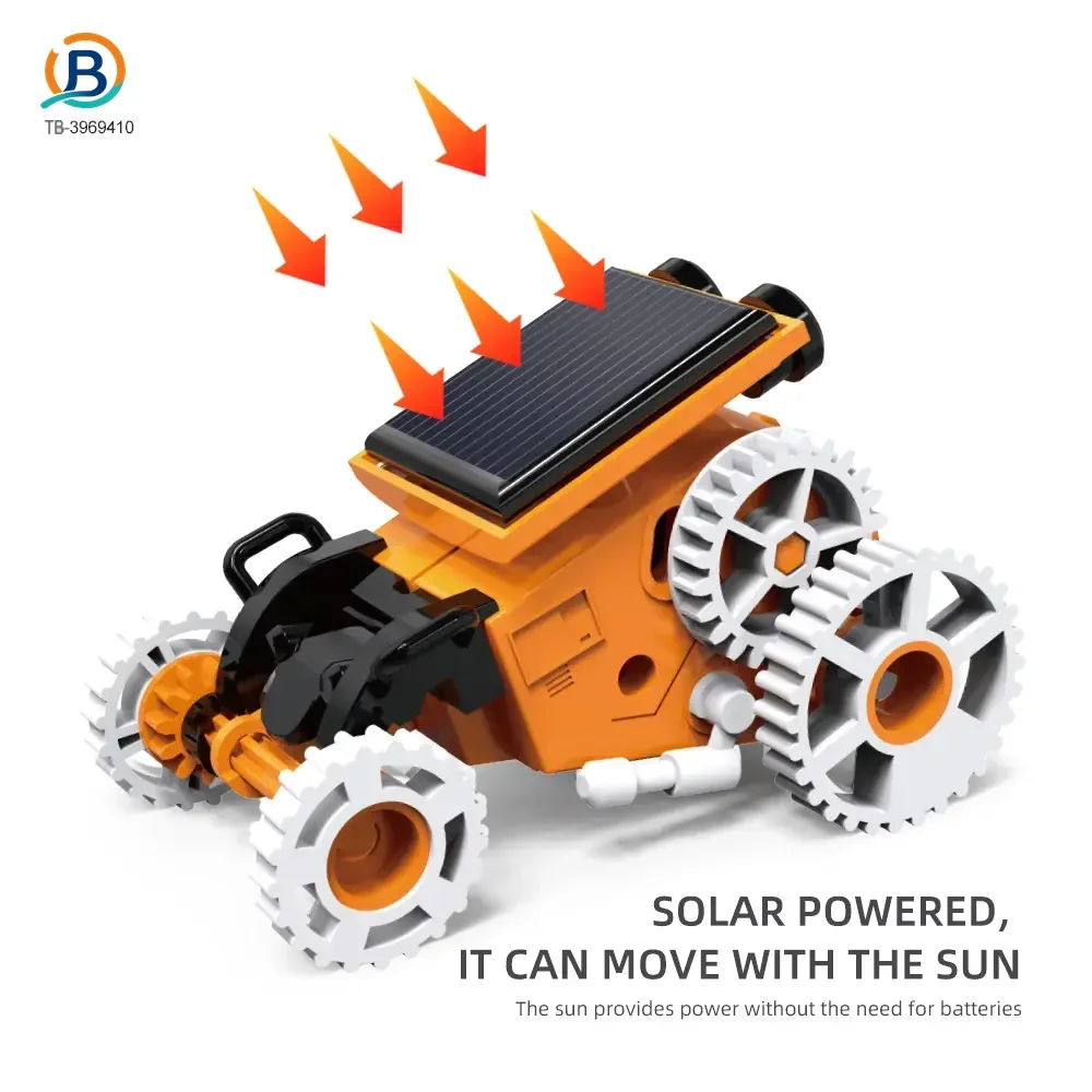 7-in-1 Solar Robot Toy, Solar Powered, Transform to Different Shapes, DIY Funs (TB-3969410) — product photograph 4