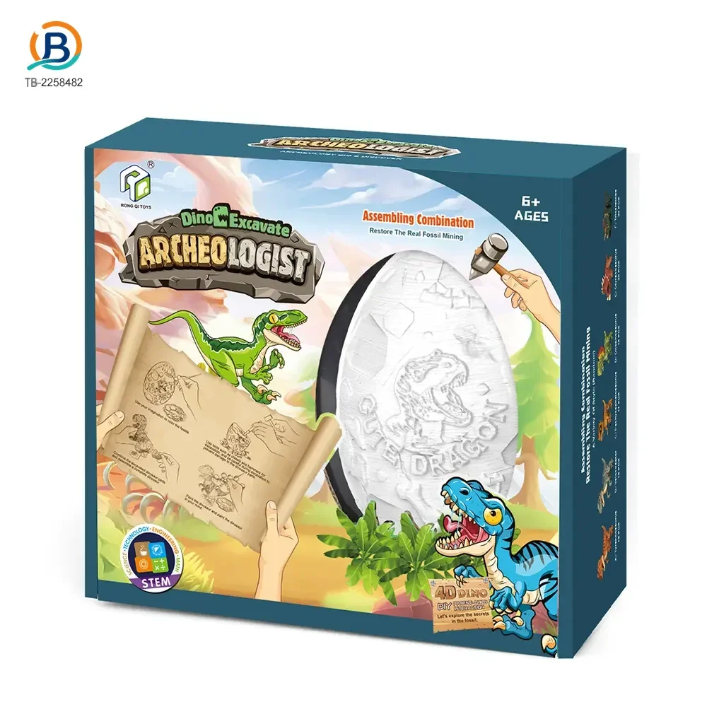 2-in-1 Painted Dinosaur Toy, Dig & Model Kit (TB-2258482) — product photograph 5
