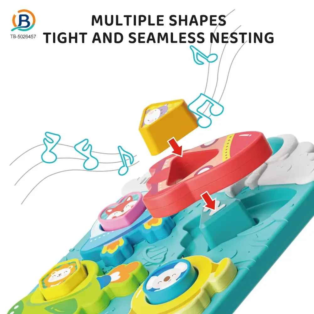 Astronaut Theme Cognition Board Toy With Light, Sound & Shape Learning (TB-5026457) — product photograph 2