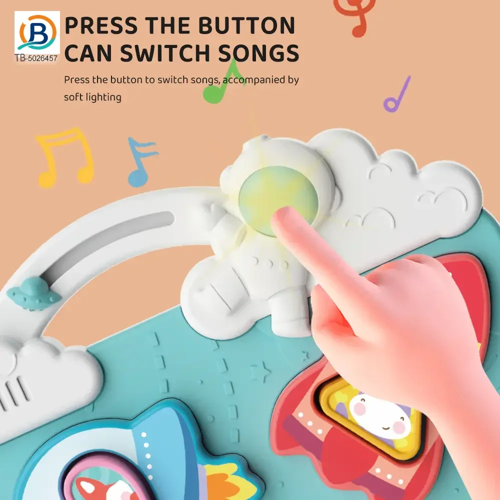 Astronaut Theme Cognition Board Toy With Light, Sound & Shape Learning (TB-5026457) — product photograph 3
