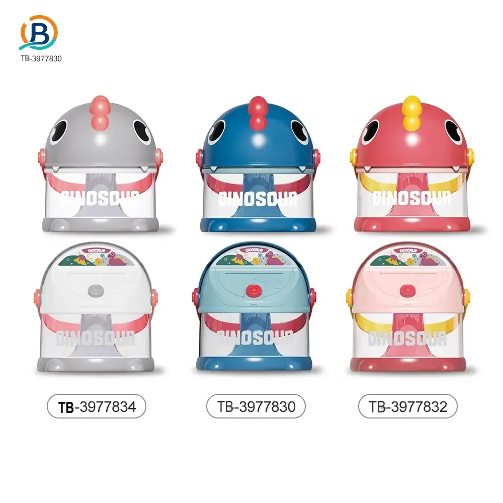 Dinosaur Piggy Bank, Transparent Deposit Box With a Wish Book, ABS Material (TB-3977830) — product photograph 3