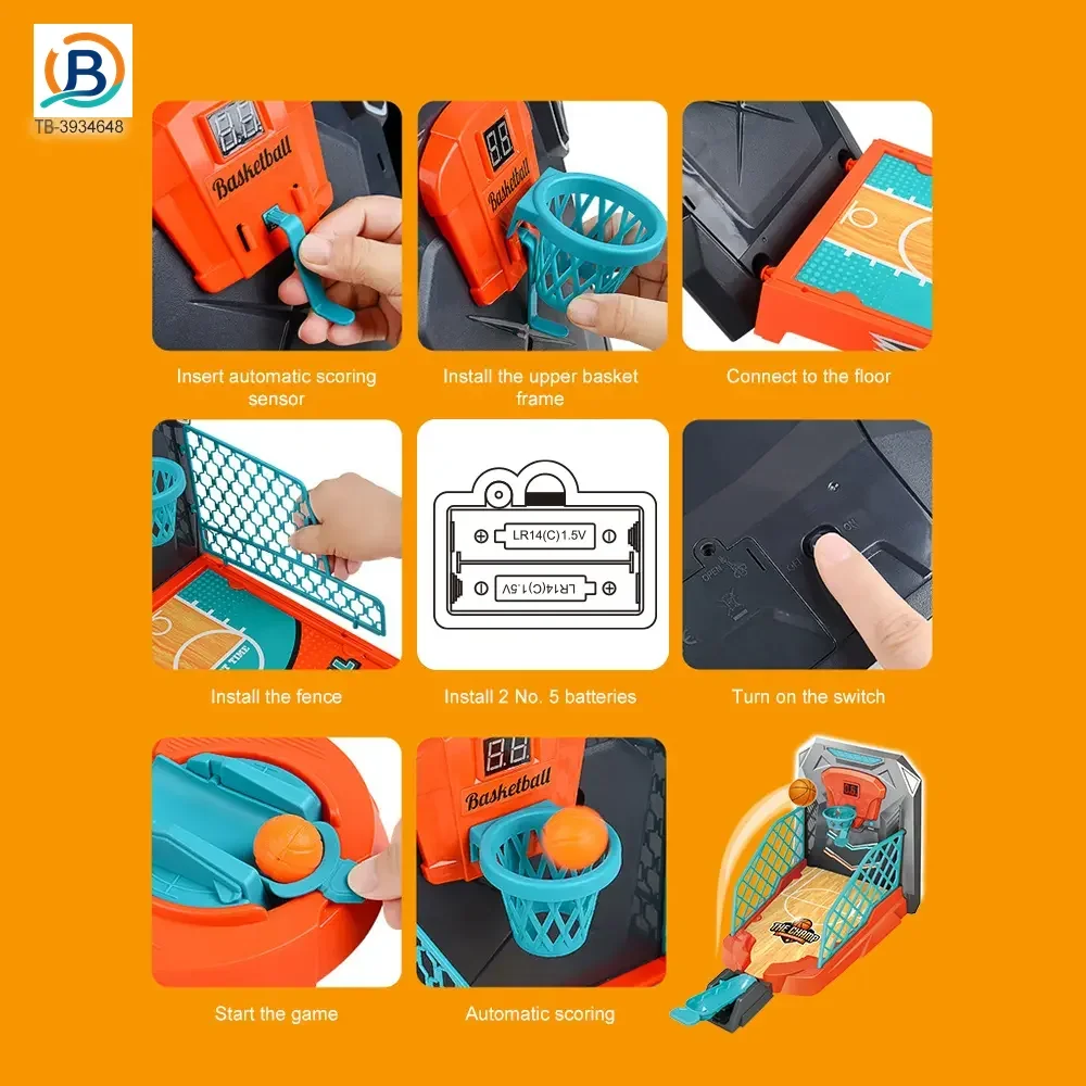 Mini Basketball Shooting Machine Toys (TB-3934648) — product photograph 4