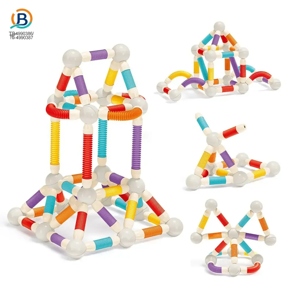 Telescopic Magnetic Rod Toys, 720° Rotation, 2D/3D Buildings Available (TB-4990386, TB-4990387) — product photograph 8