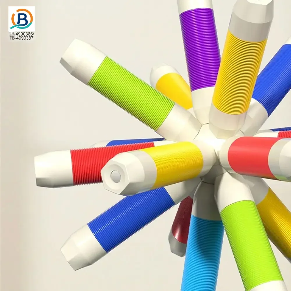 Telescopic Magnetic Rod Toys, 720° Rotation, 2D/3D Buildings Available (TB-4990386, TB-4990387) — product photograph 6