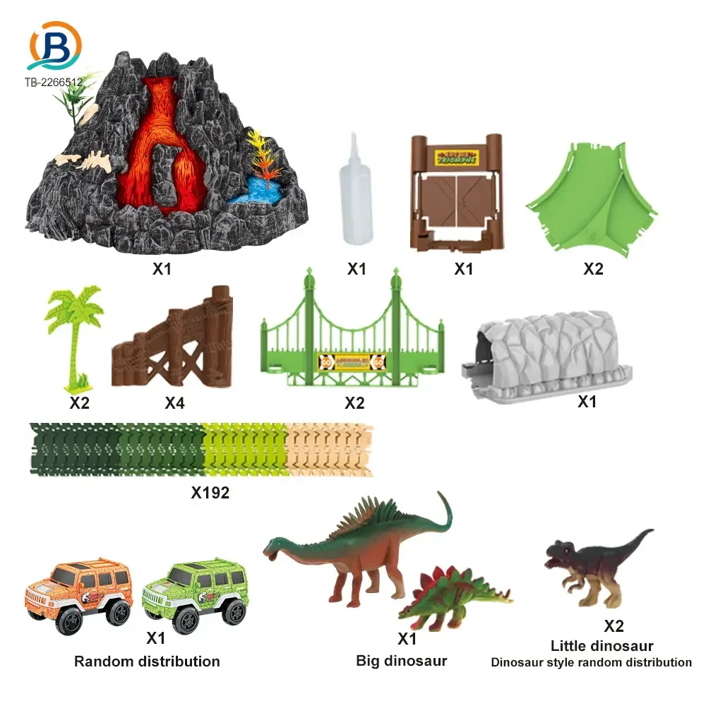 Volcano Dinosaur Track Toy, Spray and Light (TB-2266512) — product photograph 2