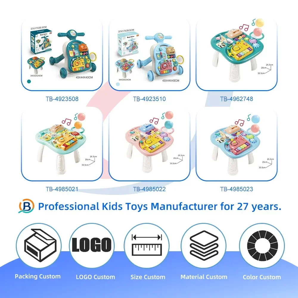 2-in-1 Baby Gaming Table Toy, 8 Activities, Sounds and Lights (TB-4985021) — product photograph 7