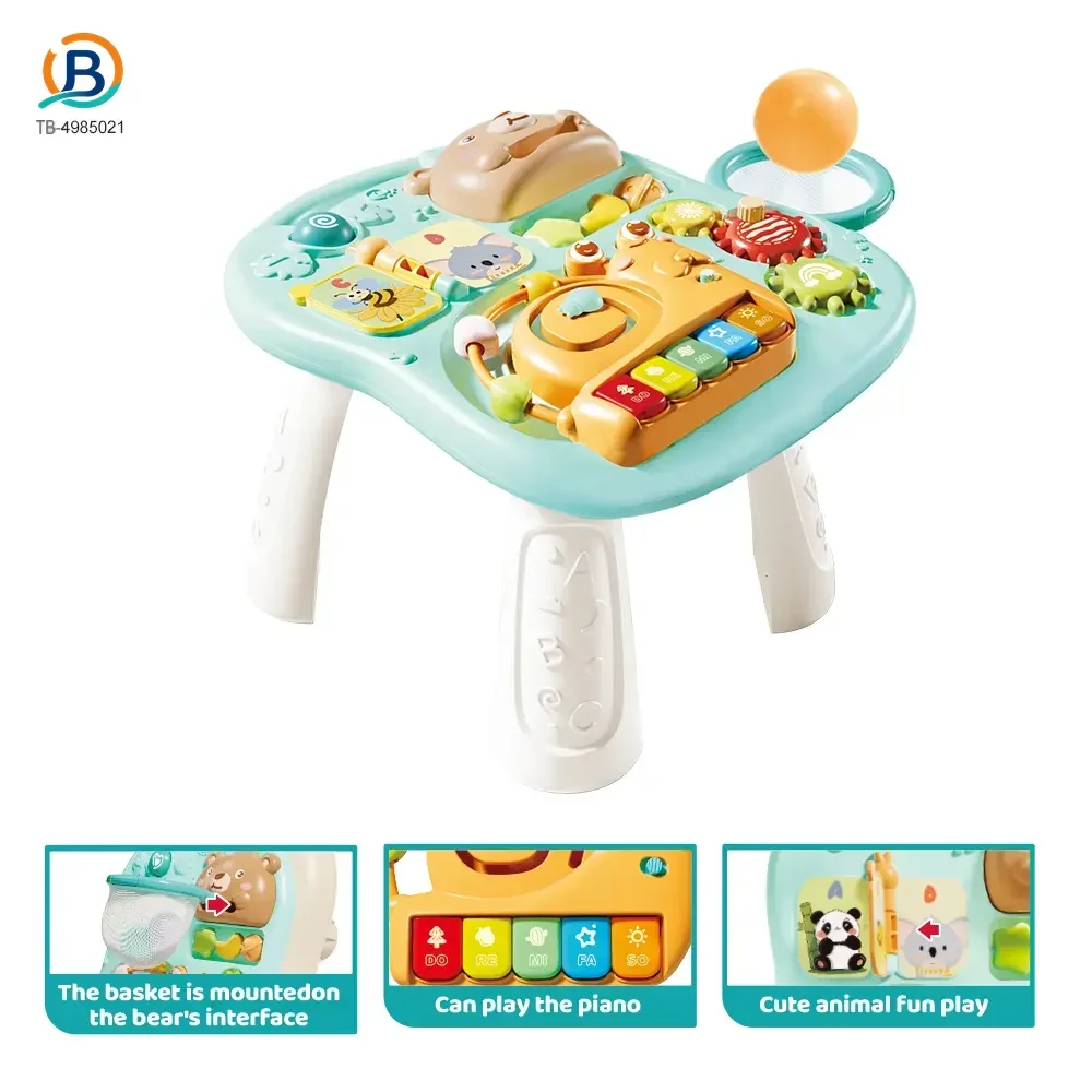 2-in-1 Baby Gaming Table Toy, 8 Activities, Sounds and Lights (TB-4985021) — product photograph 3