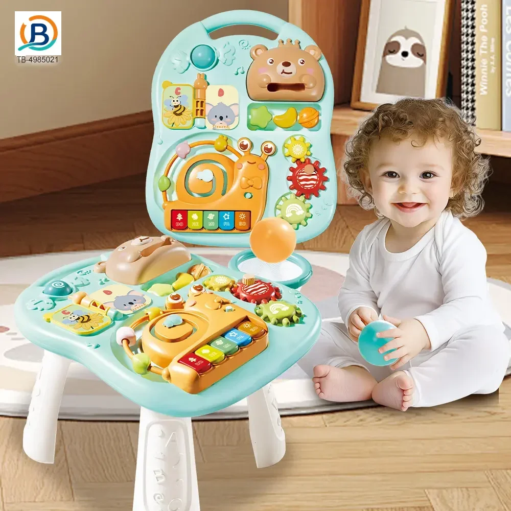 2-in-1 Baby Gaming Table Toy, 8 Activities, Sounds and Lights (TB-4985021) — product photograph 2