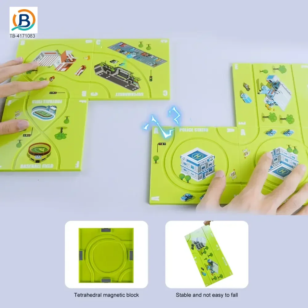 DIY Magnetic Puzzle Track Toy, Track Toy Set (TB-4171083) — product photograph 2
