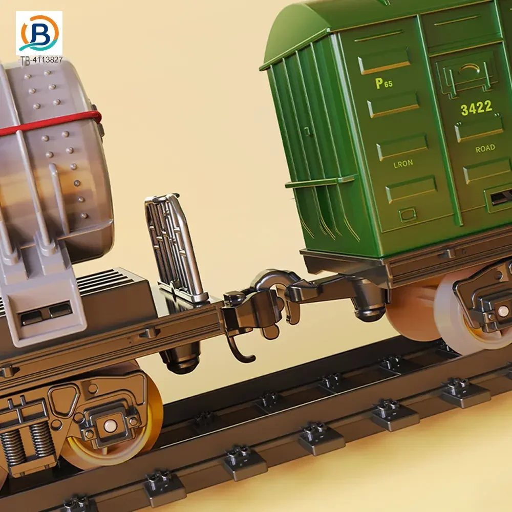 Retro Electric Train Toy, Steam Spray Effect (TB-4113827) — product photograph 4