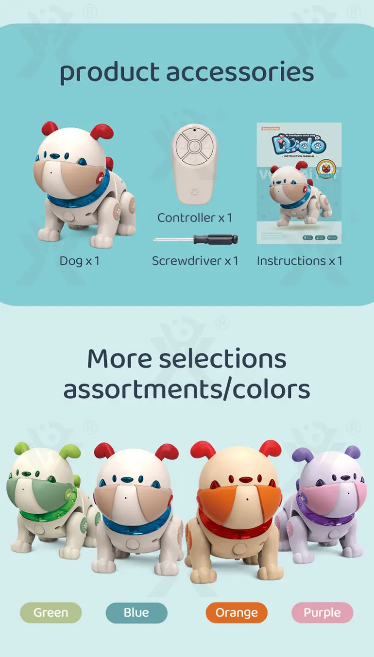 Interactive RC Robot Dog Toy (TB-4213489) — illustrated product details, panel 10