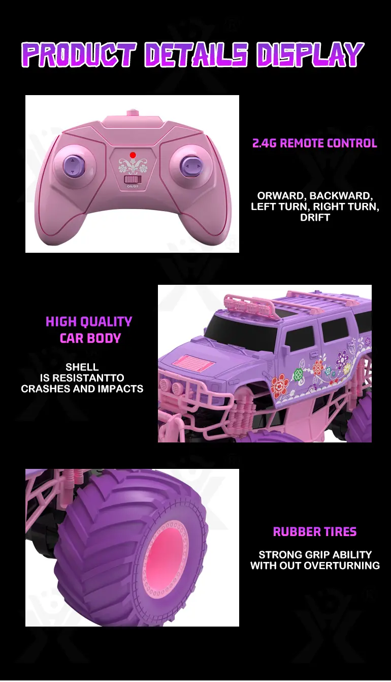 1:18 Hummer Bigfoot Climbing Vehicle Toy (TB-4416543) — illustrated product details, panel 6
