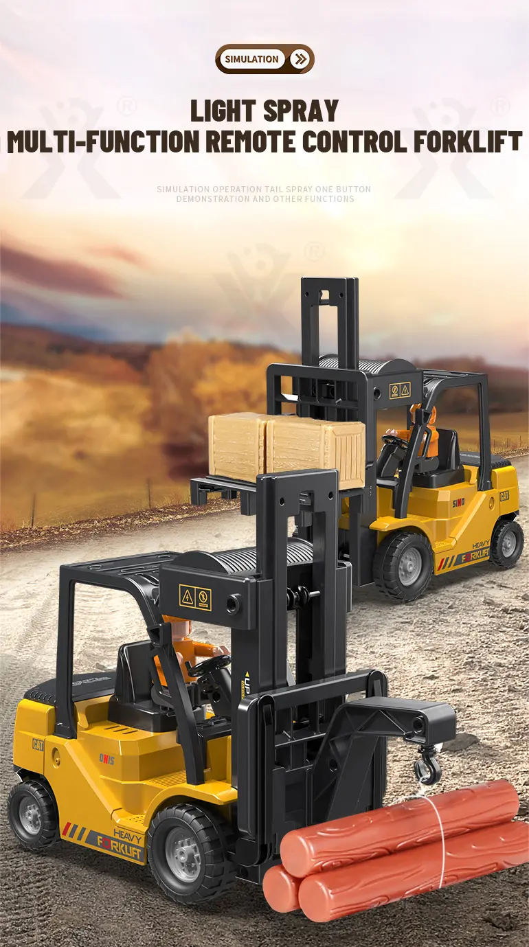Remote Control Forklift Toys (TB-4136826) — illustrated product details, panel 1