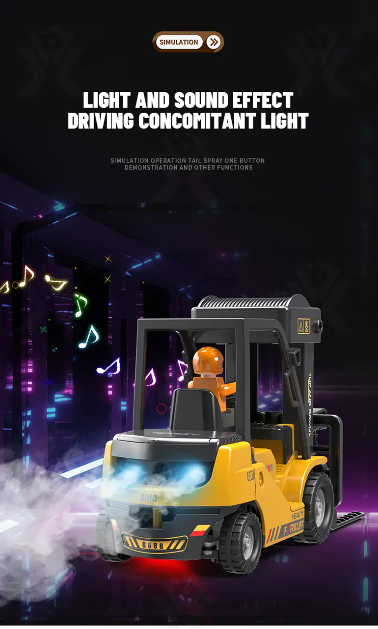 Remote Control Forklift Toys (TB-4136826) — illustrated product details, panel 10