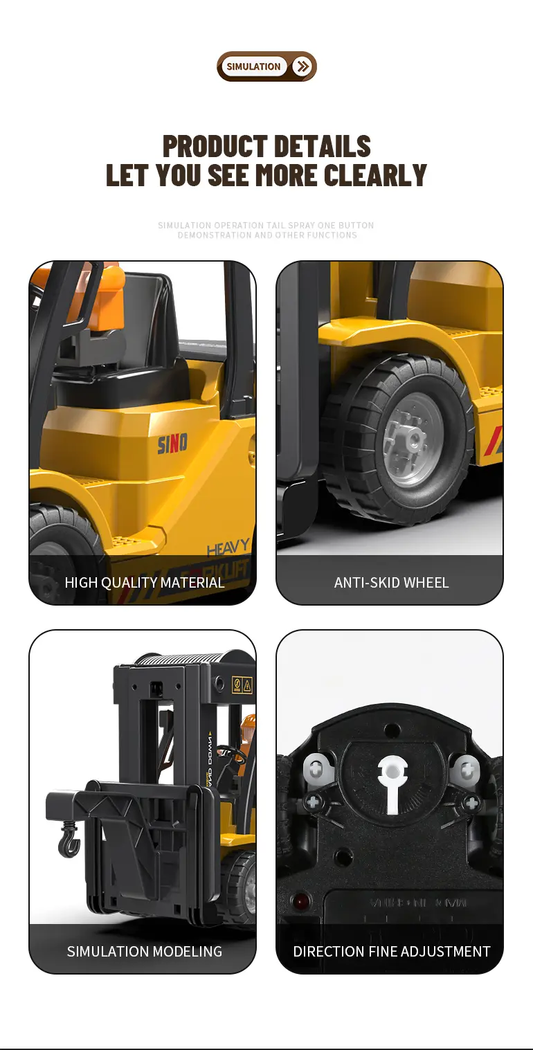 Remote Control Forklift Toys (TB-4136826) — illustrated product details, panel 14