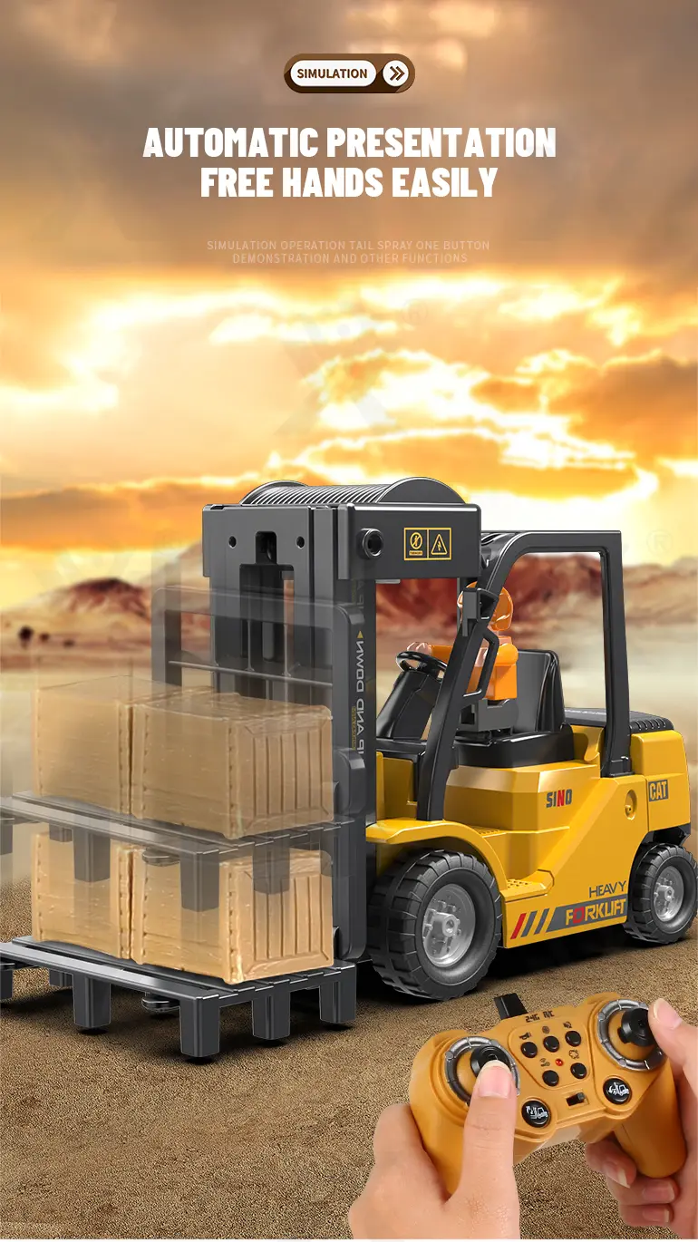 Remote Control Forklift Toys (TB-4136826) — illustrated product details, panel 4
