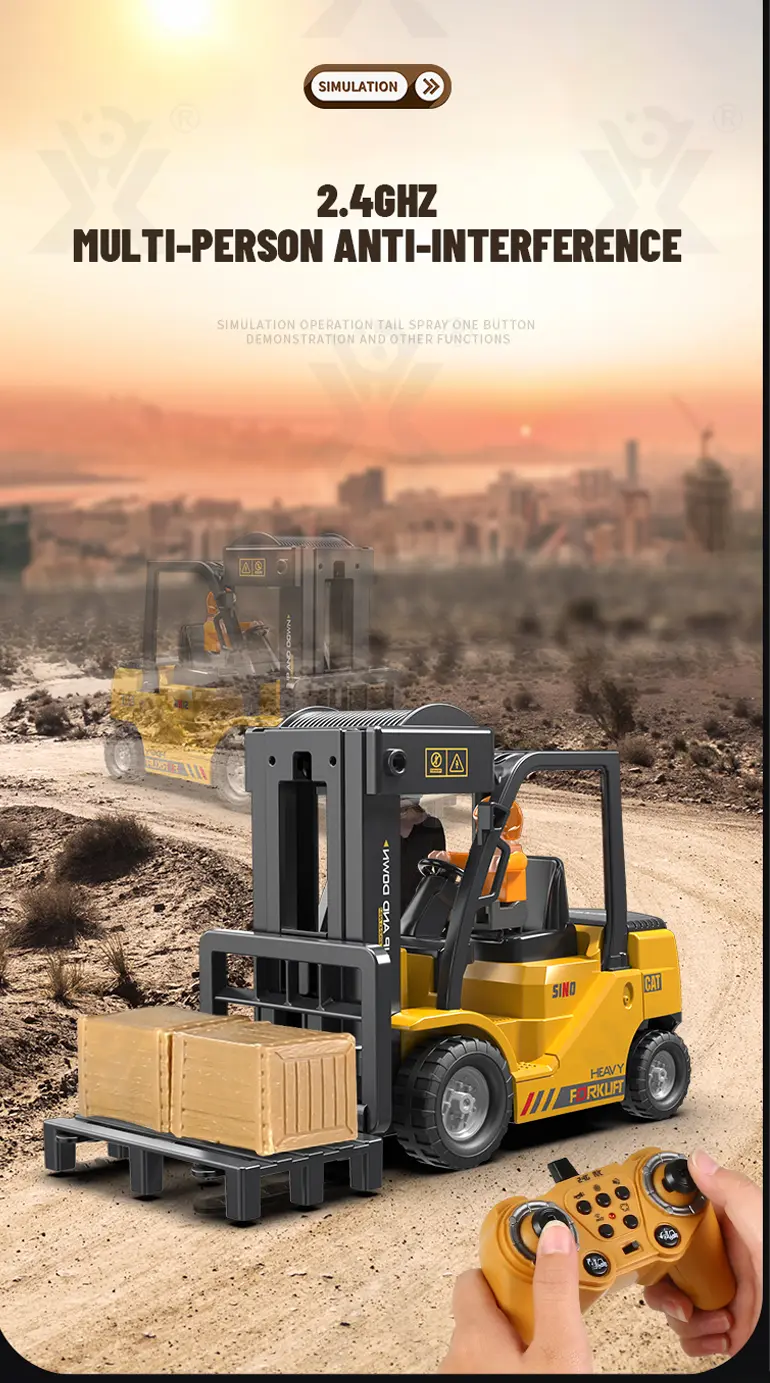 Remote Control Forklift Toys (TB-4136826) — illustrated product details, panel 9