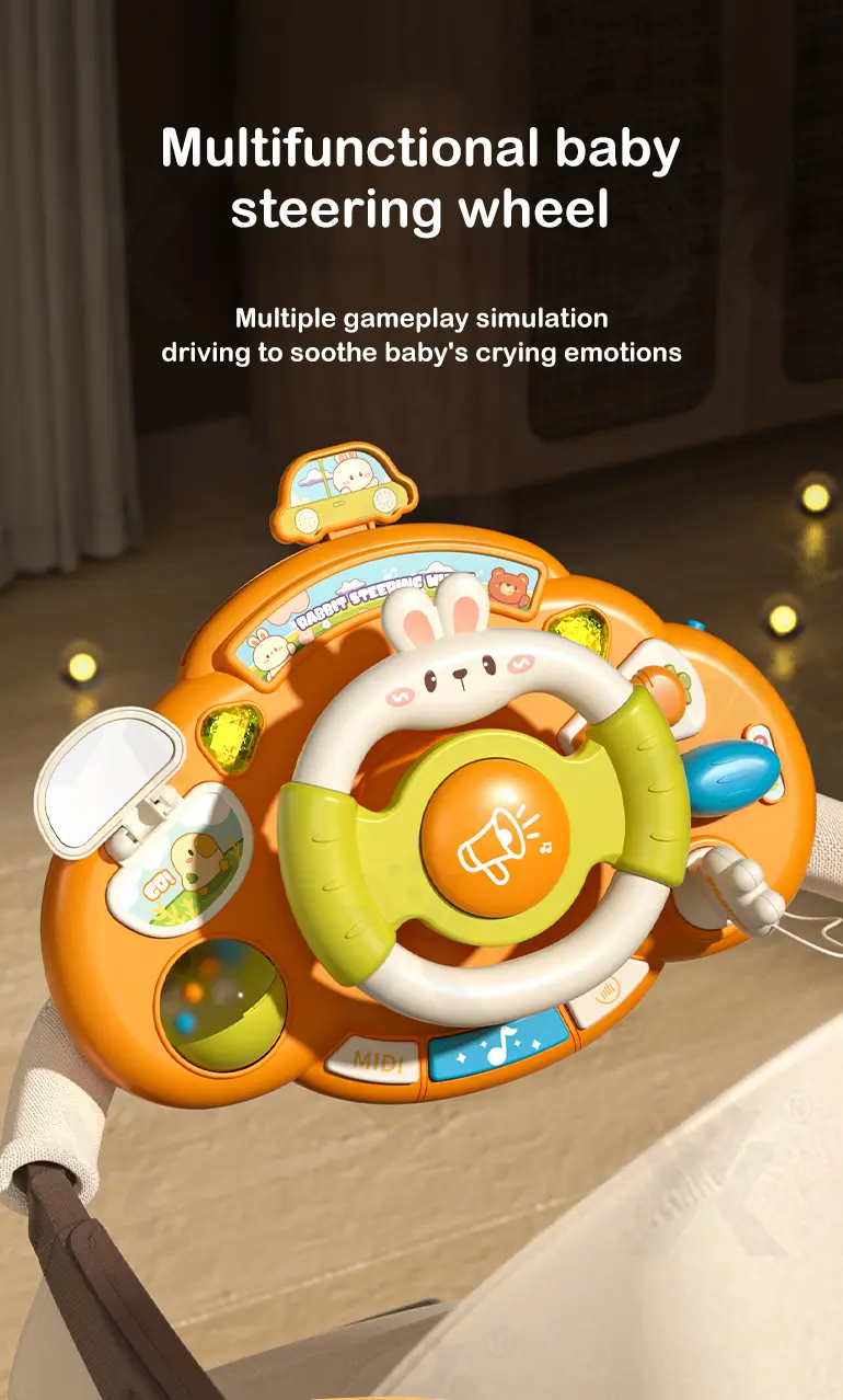 Multi-Function Baby Steering Wheel Toy (TB-4271843) — illustrated product details, panel 1