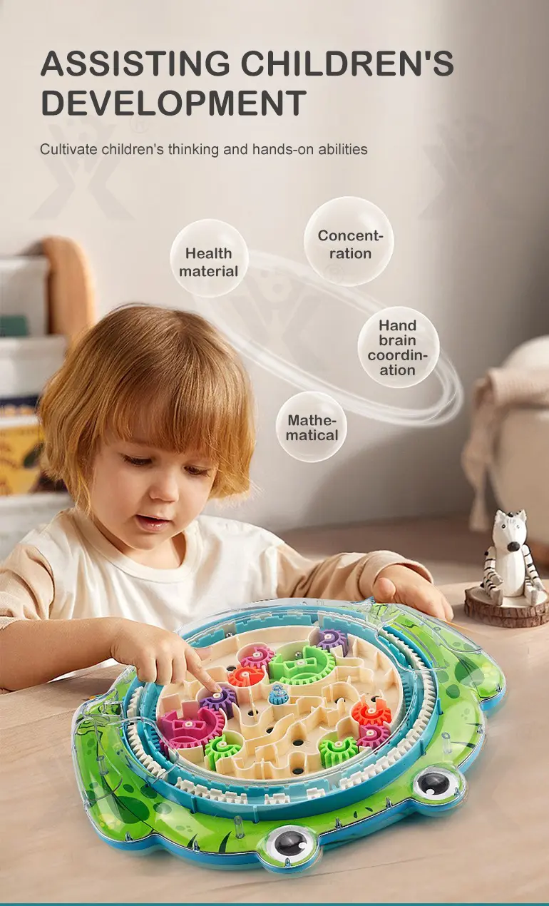 Gear Maze Puzzle Toy For Boosting Kids’ Development (TB-4126264) — illustrated product details, panel 3