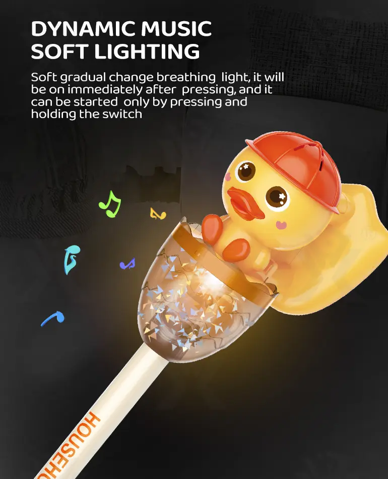 Duck-Shaped Vacuum Cleaner Toy (TB-2194448) — illustrated product details, panel 4
