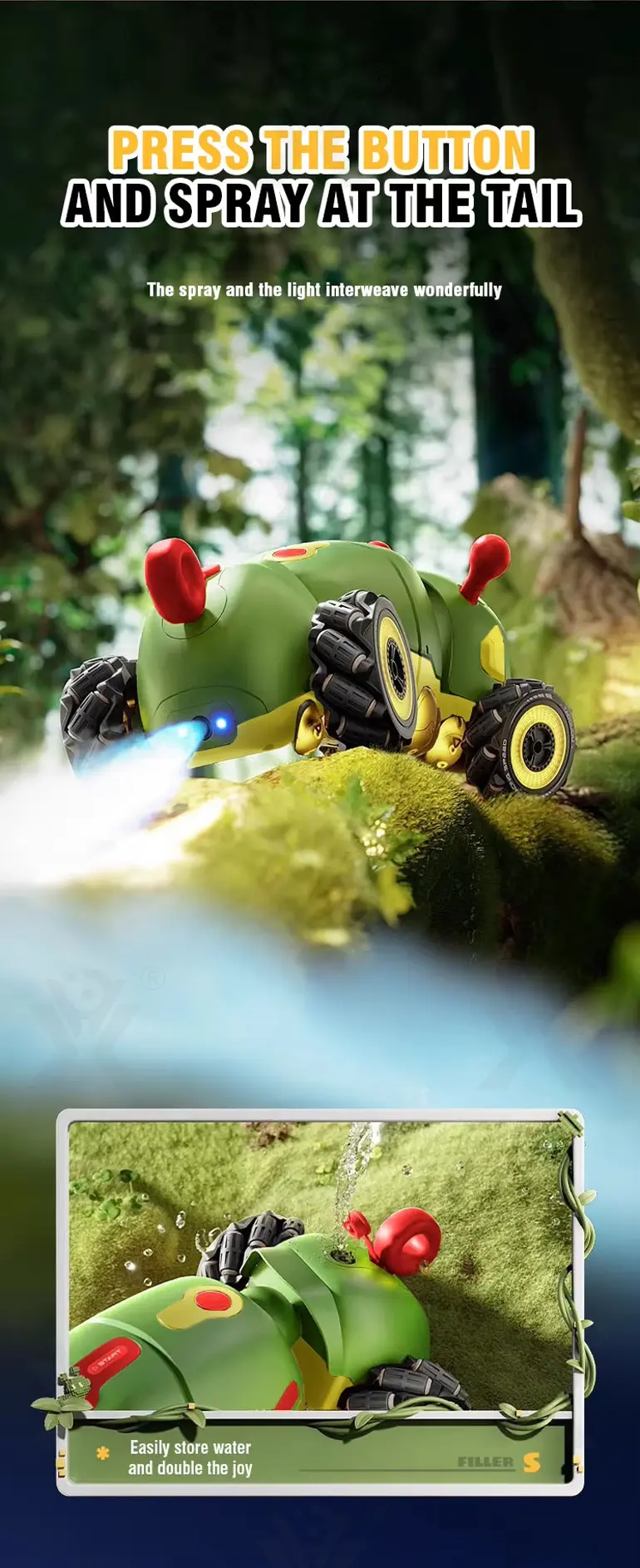 Bionic RC Caterpillar Stunt Cars Simulate the Movement of a Real Caterpillar (TB-4871180) — illustrated product details, panel 7