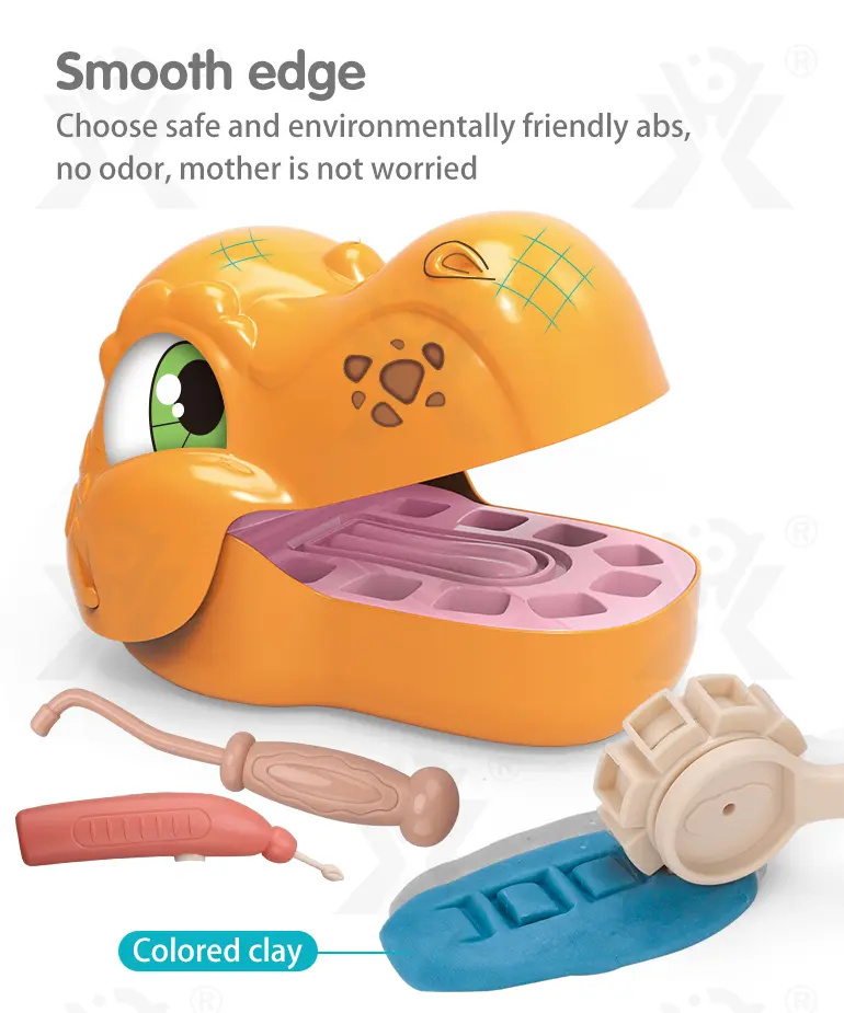 Dinosaur Dentist Toy Set For Kids (TB-2376952) — illustrated product details, panel 4