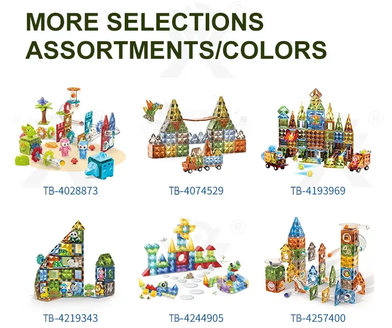 Dinosaur Park Magnetic Tiles Toy (TB-4219345) — illustrated product details, panel 13