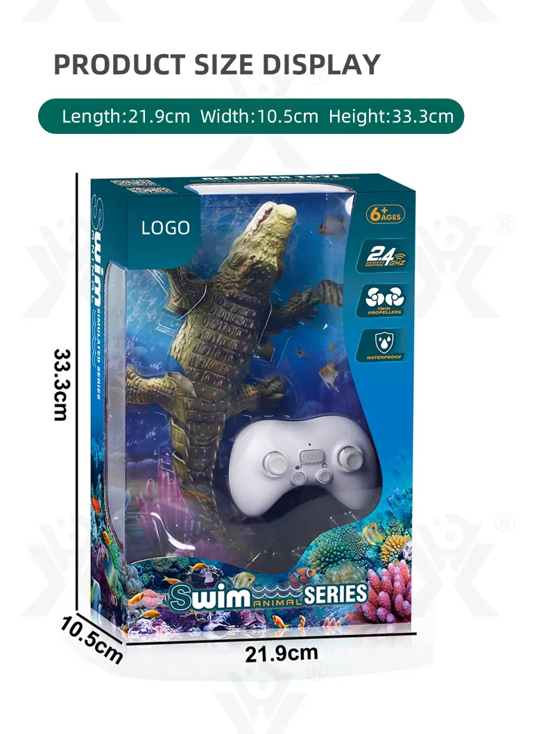 Remote Control Water Crocodile Toy (TB-4475151) — illustrated product details, panel 8