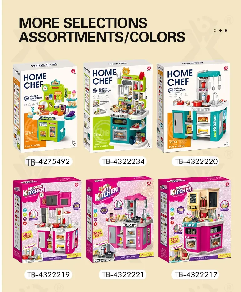 Wholeale Pretend Play Kitchen Toy Kit With Light & Music (TB-2176435) — illustrated product details, panel 6