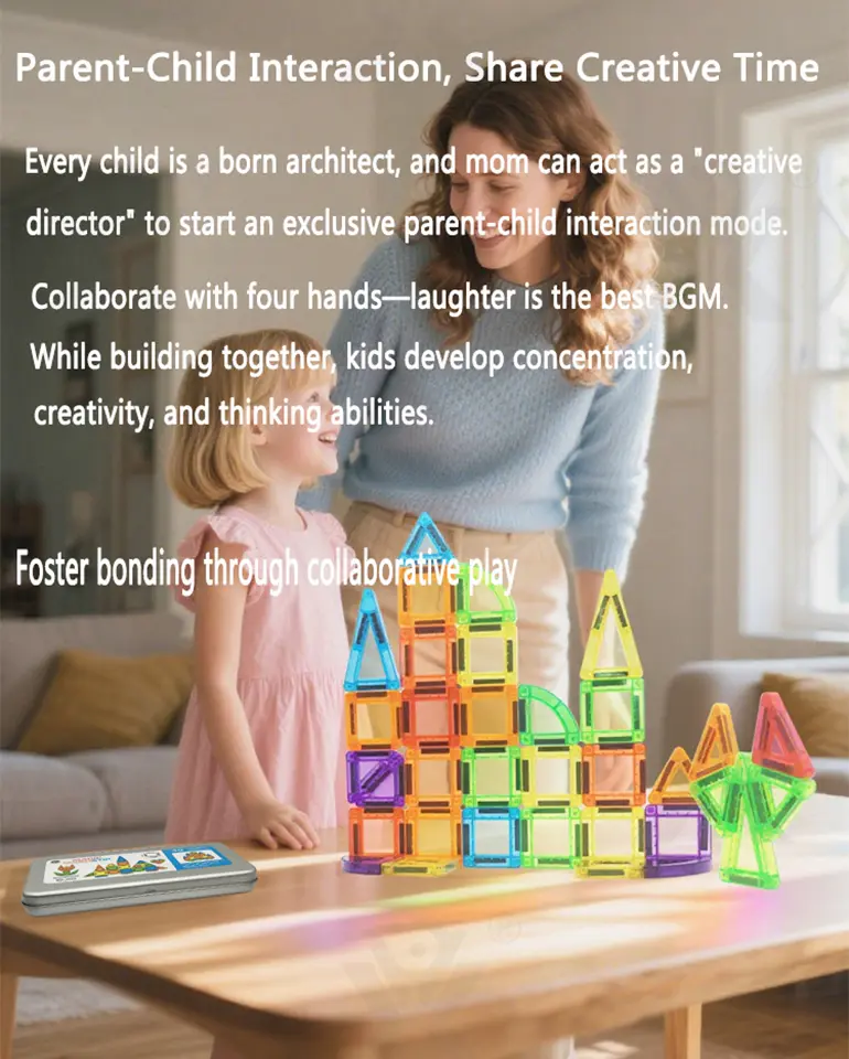 Magnetic Sheet Building Blocks (TB-5051703) — illustrated product details, panel 4