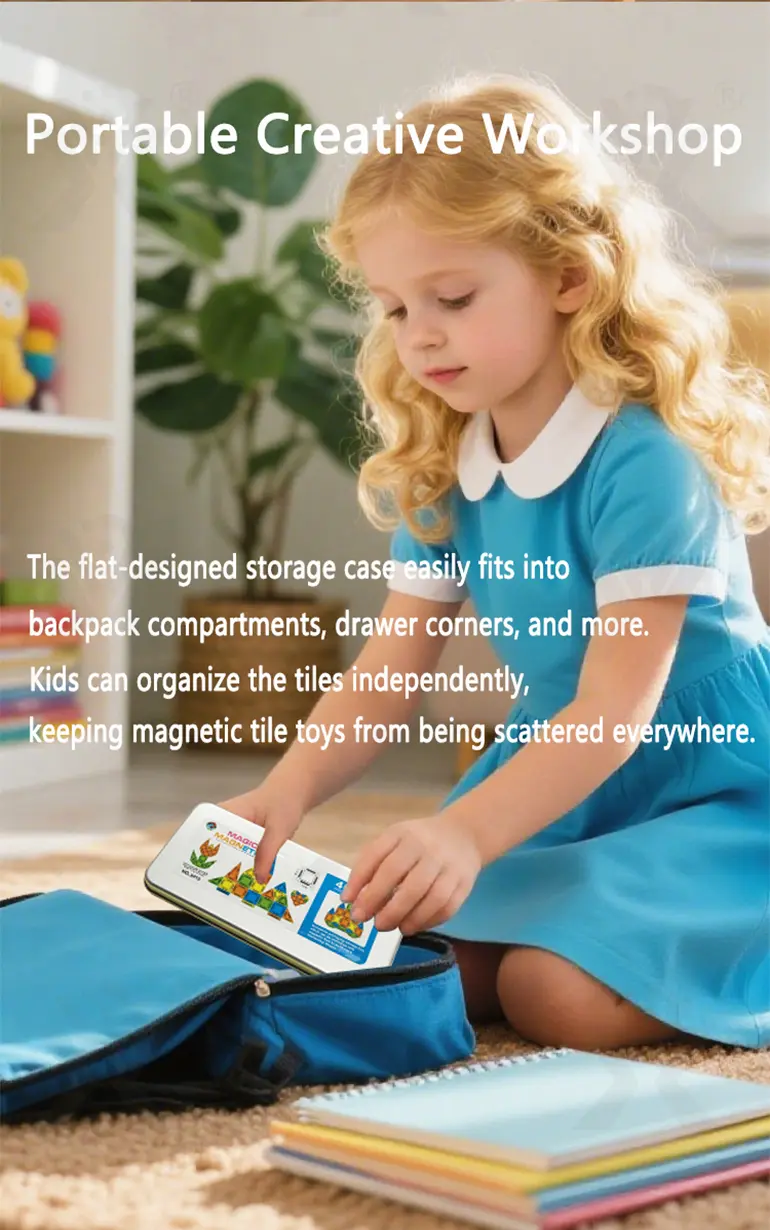 Magnetic Sheet Building Blocks (TB-5051703) — illustrated product details, panel 5