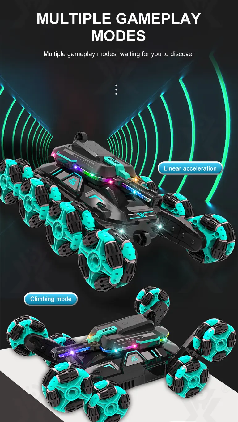 Eight Wheels Stunt Car With 360° Flips (TB-4166265) — illustrated product details, panel 4