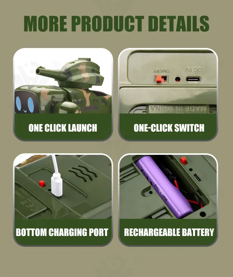 Camouflage AI Robot Dog (TB-5080834) — illustrated product details, panel 6
