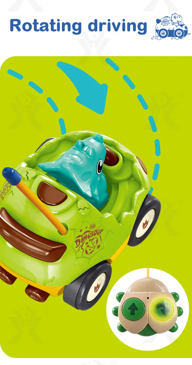 Remote Control 2-Way Dinosaur Car Toy (TB-4415373) — illustrated product details, panel 3