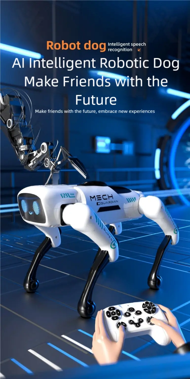 RC Al Mech Robot Dog Toy (TB-4944881) — illustrated product details, panel 1