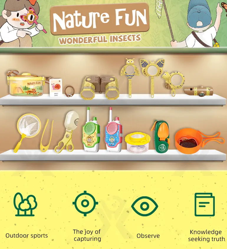 Outdoor Exploration Toy, Insect Capture Toy Supply (TB-4865279) — illustrated product details, panel 1
