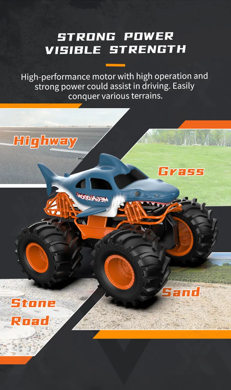 Shark Amphibious Vehicle Toy (TB-4359044) — illustrated product details, panel 4
