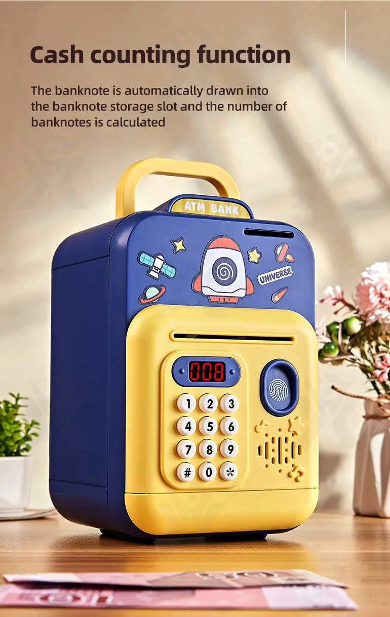 Cute Rabbit Deposit Toys with Intelligent Display (TB-4211377) — illustrated product details, panel 2