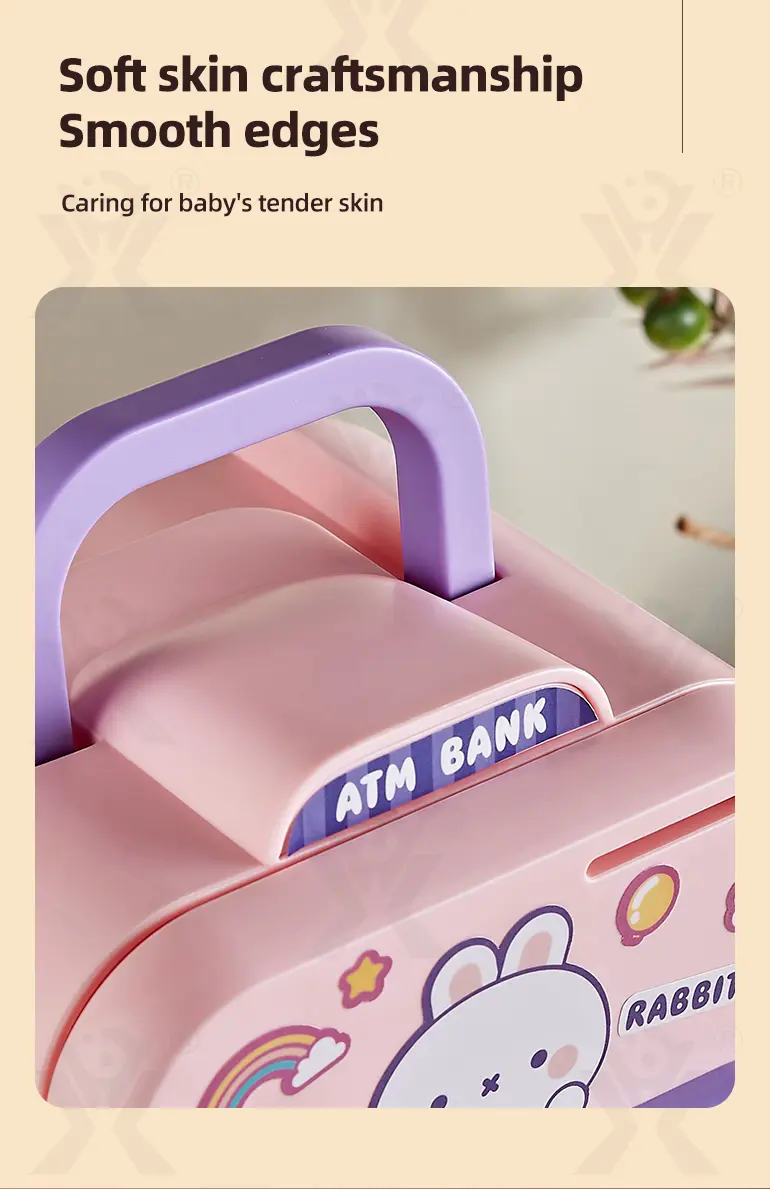 Cute Rabbit Deposit Toys with Intelligent Display (TB-4211377) — illustrated product details, panel 6