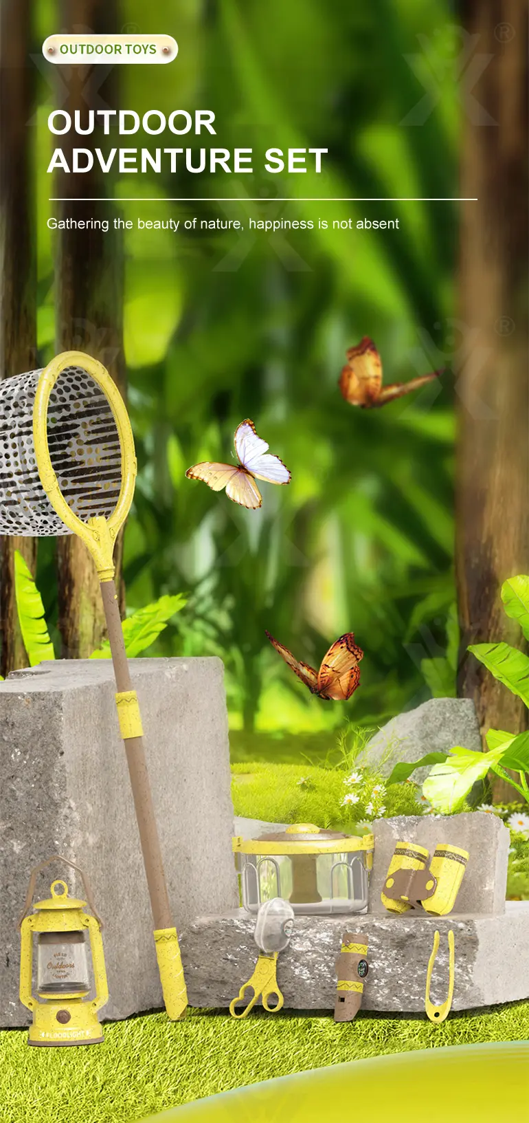 Nature Critter Catching Toy (TB-4279398) — illustrated product details, panel 1