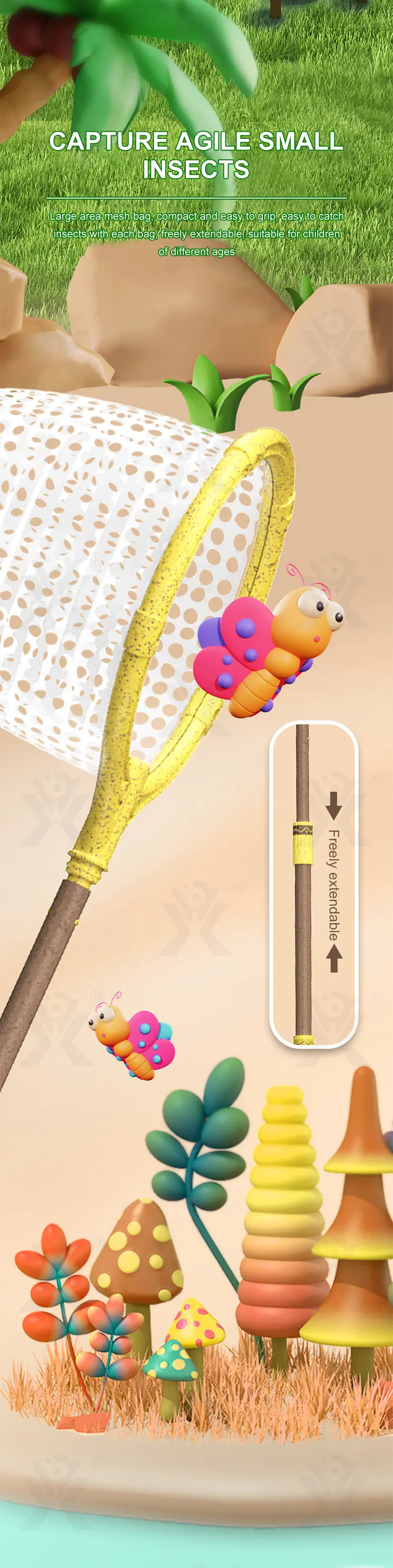 Nature Critter Catching Toy (TB-4279398) — illustrated product details, panel 4