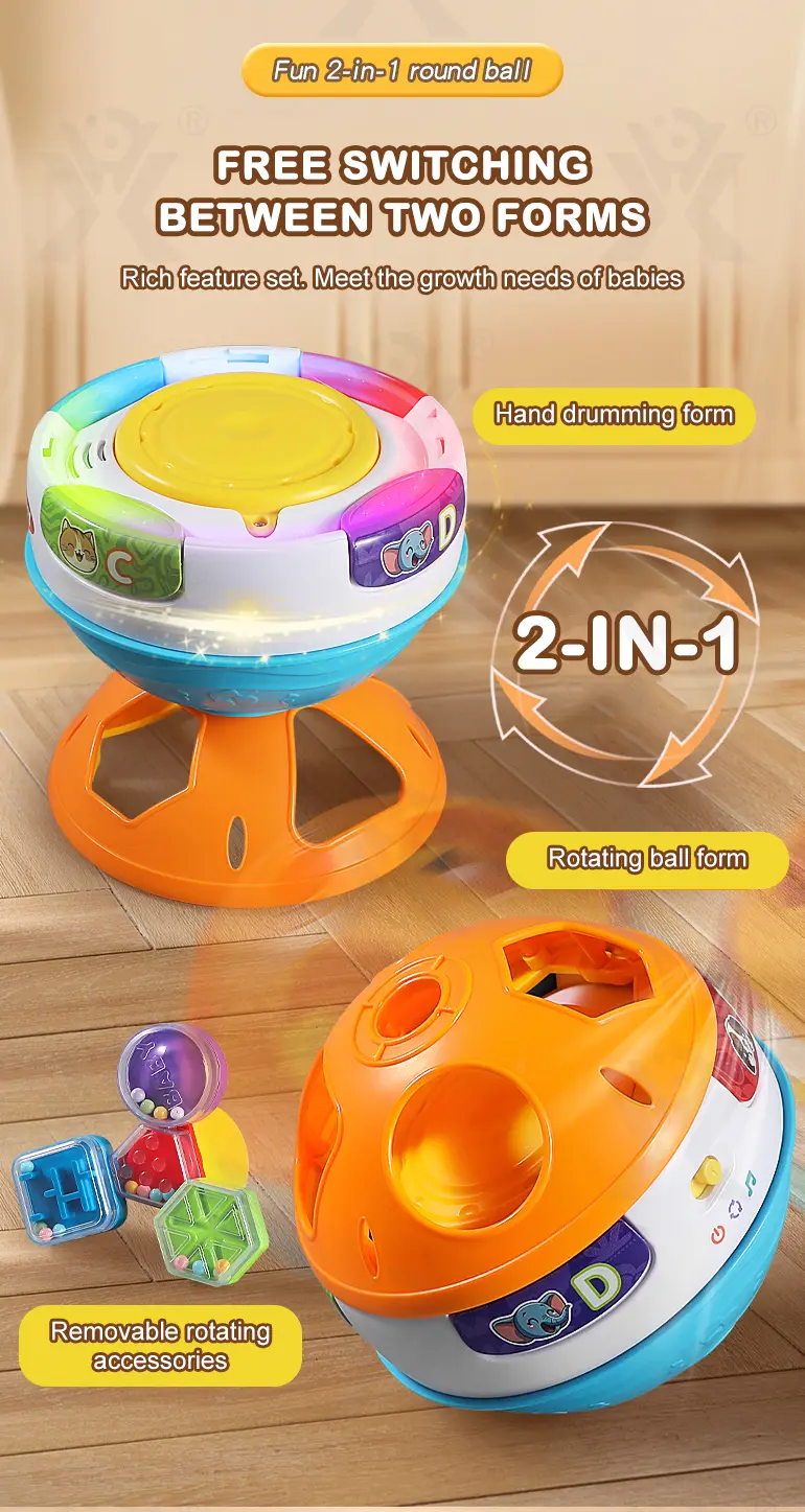 Interactive Crawling Ball Toy With Music and Learning Mode (TB-4460044) — illustrated product details, panel 3
