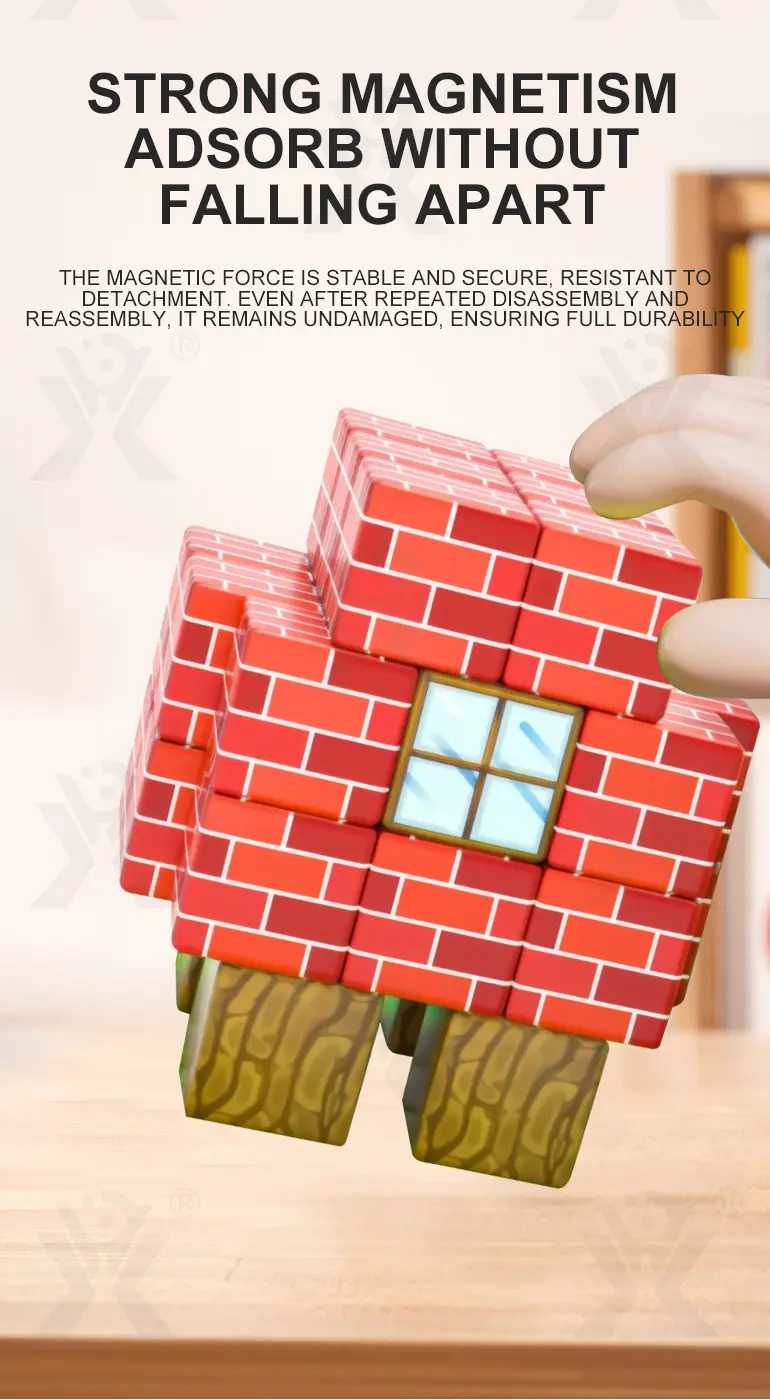 Magnetic Minecraft Block Toy (TB-4937511) — illustrated product details, panel 5
