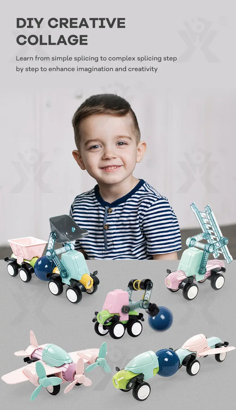 Magnetic Rod Vehicle Toy (TB-4007321) — illustrated product details, panel 2