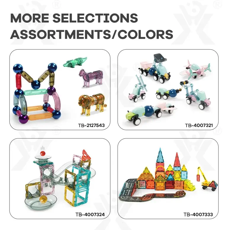 Magnetic Rod Vehicle Toy (TB-4007321) — illustrated product details, panel 6
