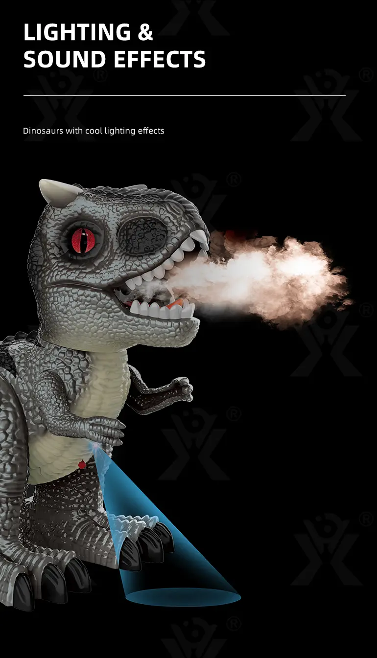 2.4GHz Remote Control Dinosaur Toy with Spray (TB-4169503) — illustrated product details, panel 6