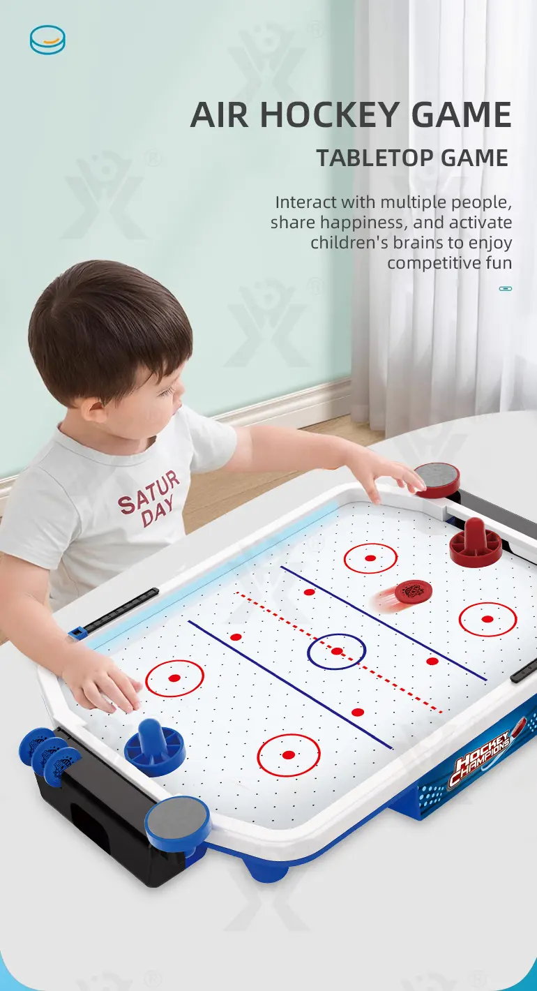 Maglev Air Hockey Game Table Toy (TB-2143692) — illustrated product details, panel 1