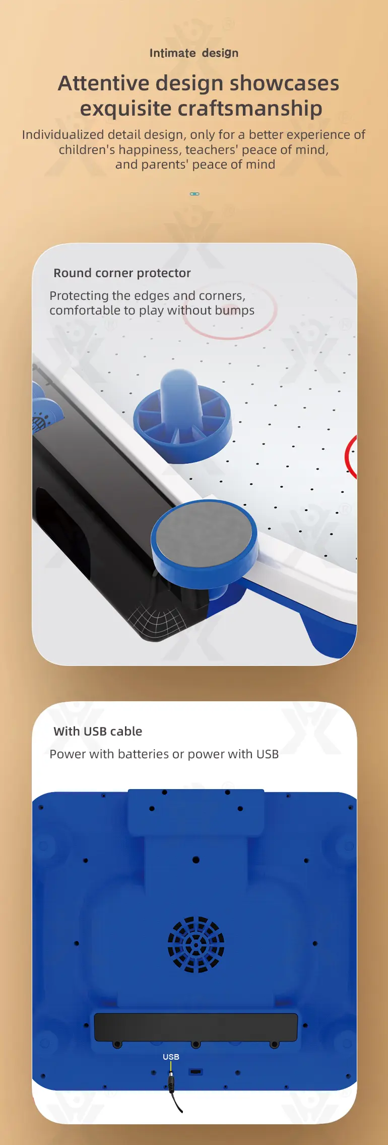 Maglev Air Hockey Game Table Toy (TB-2143692) — illustrated product details, panel 5