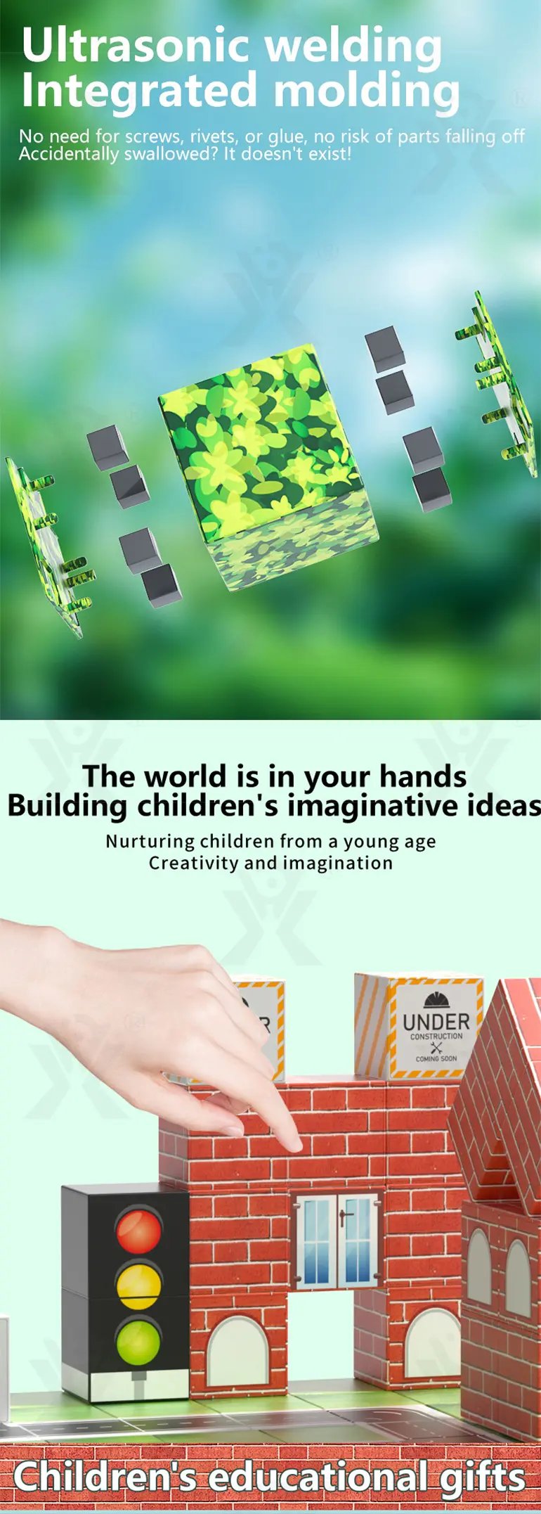 Magnetic Building Cube ‘Minecraft’ (TB-4515482) — illustrated product details, panel 3