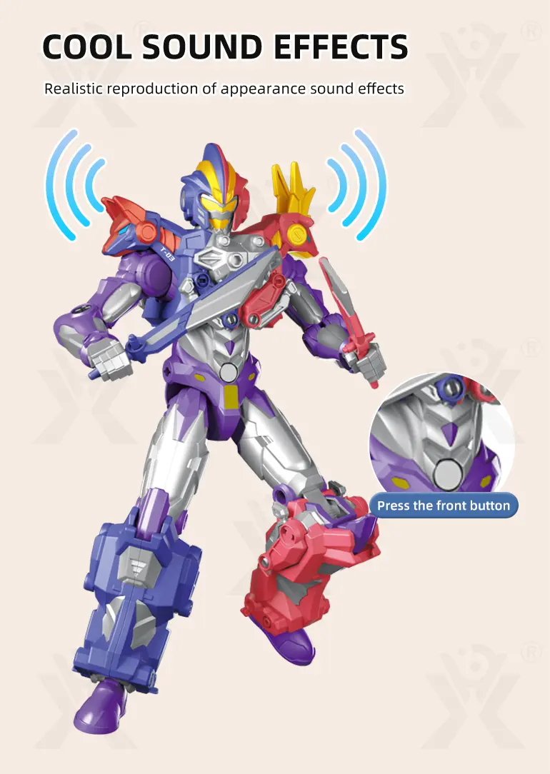Ultraman Mech Toy, Transforming Man Wolf Deer (TB-4050559) — illustrated product details, panel 4